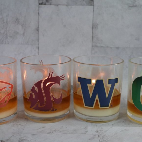 Color Changing! WSU Cougars NCAA ThermoH Logo Candle - Sunkiss Unlimited - Picture 8 of 8